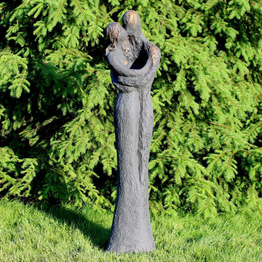 Purskkaevusõprade kuju kivi 151 cm - Kunstlilled