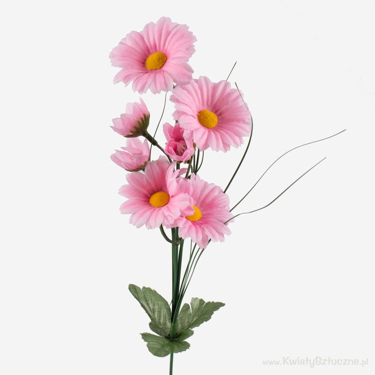 Daisy kunstlill 7 tk juhuslik värv 43 cm - Kunstlilled