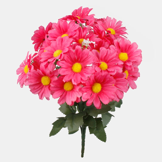 Roosa karikakra kunstlillebukett 31 cm - Kunstlilled