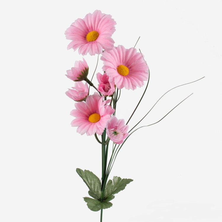 Roosa karikakra kunstlill 40 cm - Kunstlilled