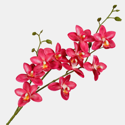 Roosa orhidee kunstlilleoks 82 cm - Kunstlilled