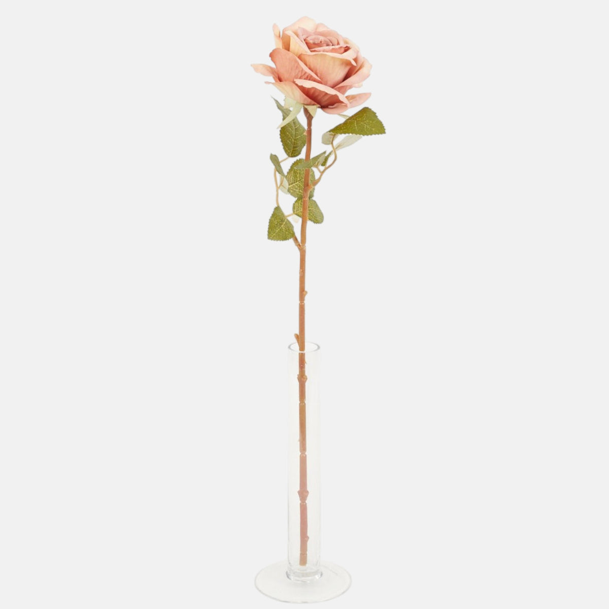 Syksyinen beige tekoruusun kukkavarsi, 50 cm