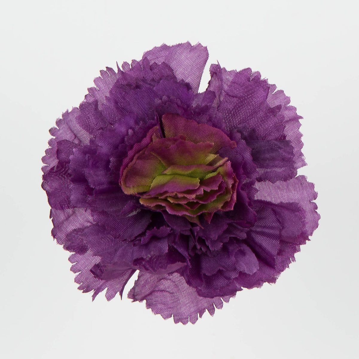 Syksyinen tumma violetti tekoneilikan kukkapää, 6 cm, 12 kpl