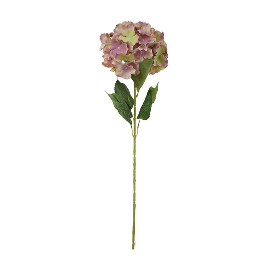 Syksyinen vaaleanpunainen kerma tekohortensian kukkavarsi, 80 cm