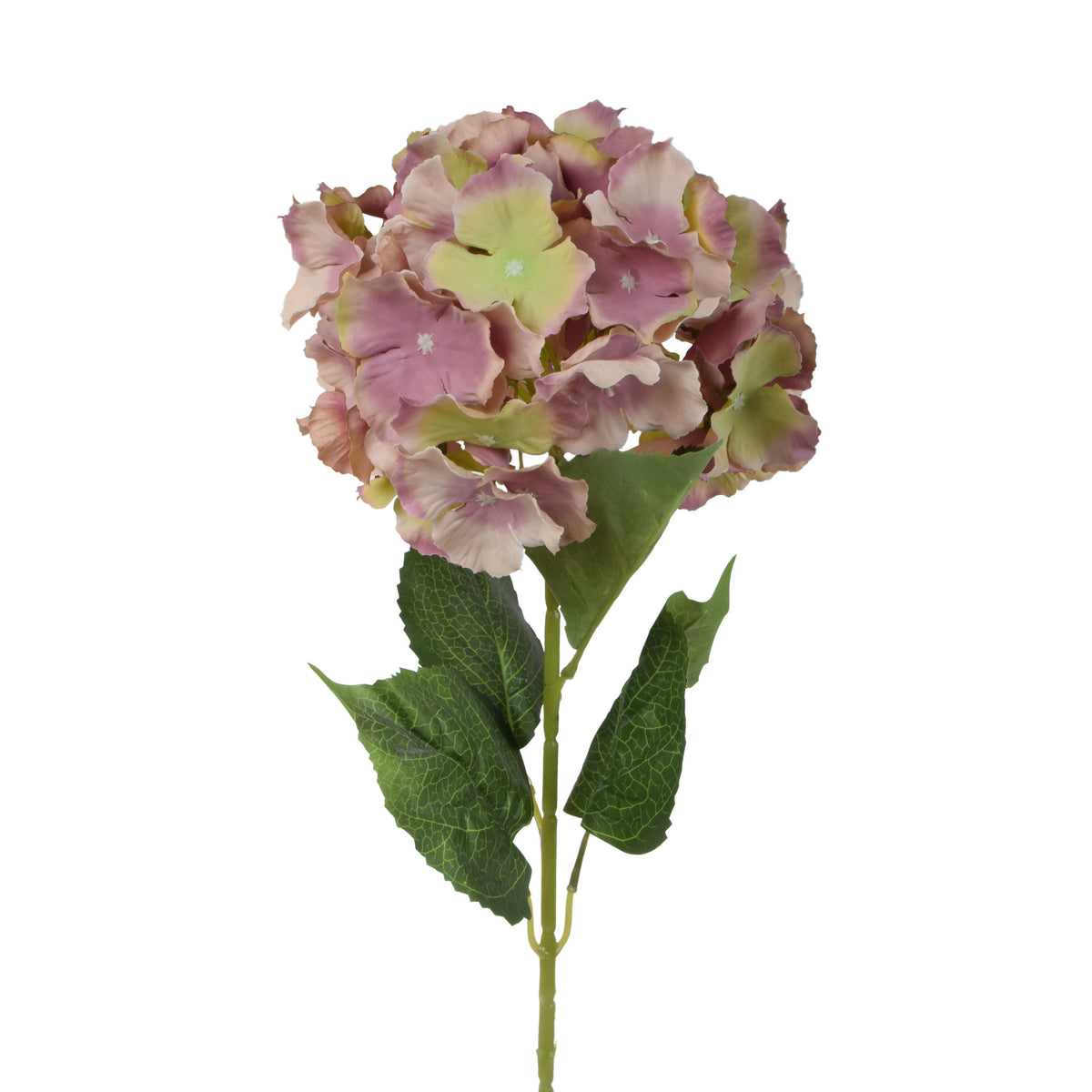 Syksyinen vaaleanpunainen kerma tekohortensian kukkavarsi, 80 cm