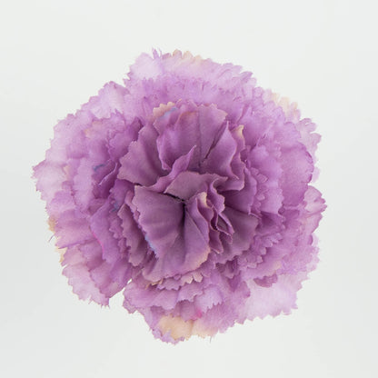 Syksyinen violetti tekoneilikan kukkapää, 6 cm, 12 kpl