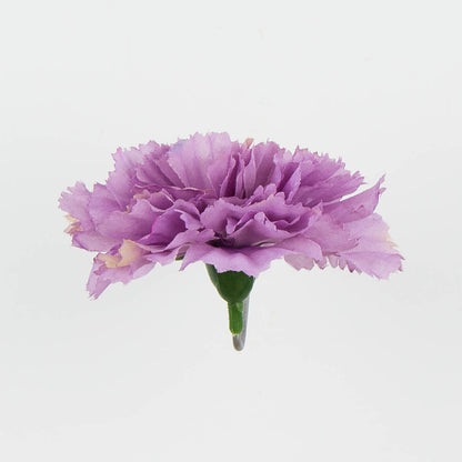 Syksyinen violetti tekoneilikan kukkapää, 6 cm, 12 kpl