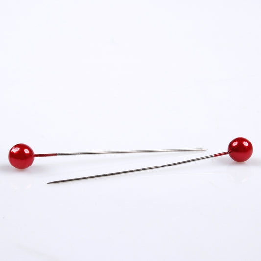 Punane pärlinööp 5,5 cm 96 tk - Kunstlilled
