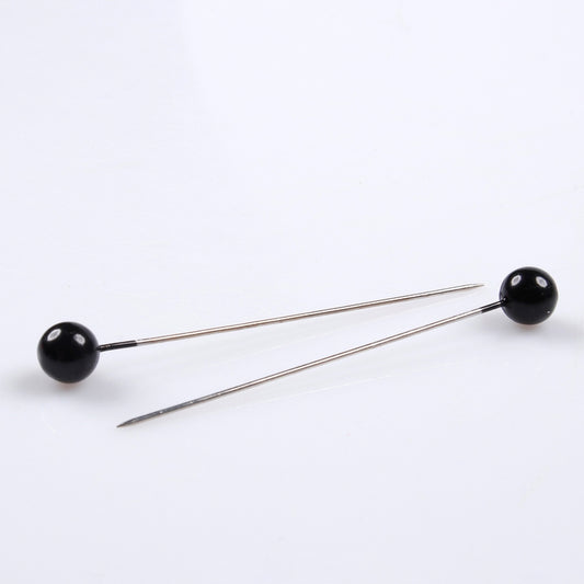 Must pärlinõel 5,5 cm 96 tk - Kunstlilled
