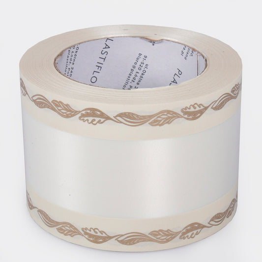 Kreemjas-kuldse mustriga dekoratiivpael 8 cm 4570 cm - Kunstlilled