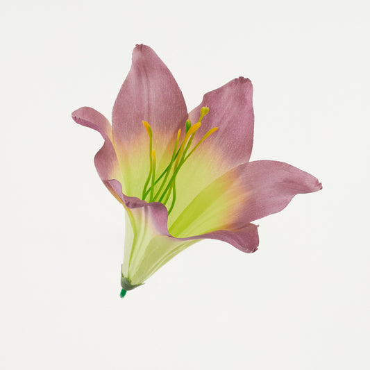 Tekoliljan kukkapää, satiini, 13 cm
