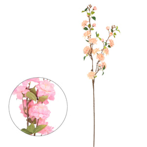 Persikanroosa tekoruusu 92 cm
