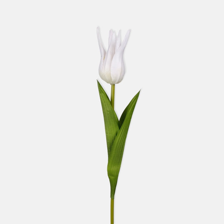Kreemivärvi kunsttulp 50 cm - Kunstlilled