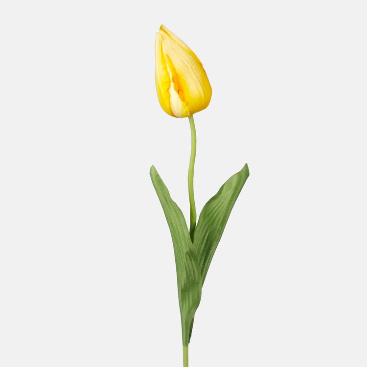 Kollane kunsttulp 50 cm - Kunstlilled