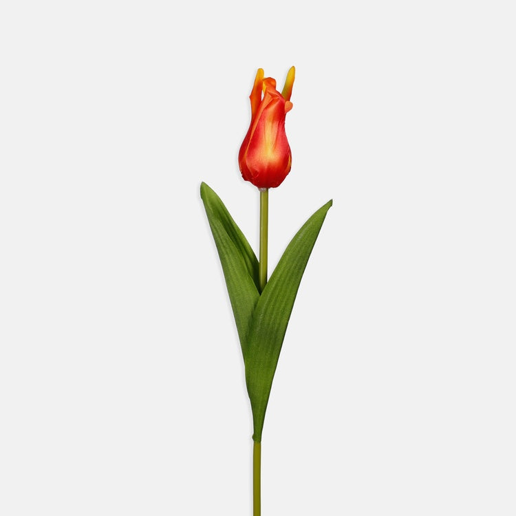 Oranžikaskollane kunsttulp 50 cm - Kunstlilled