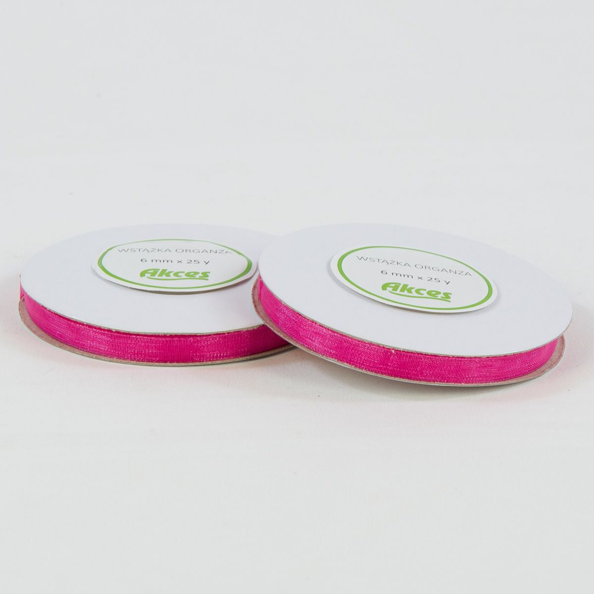 Tumma koralli koristenauha, 6 mm