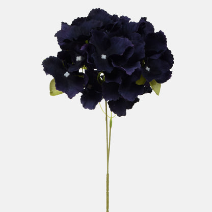 Tumma sininen tekohortensian kukkavarsi, 40 cm