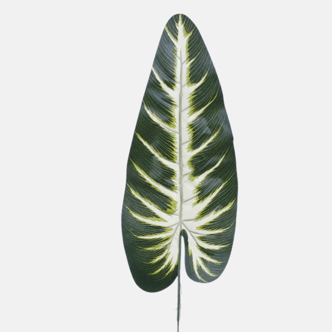 Tumma vihreä flamingonkukka – tekolehti, 48 cm