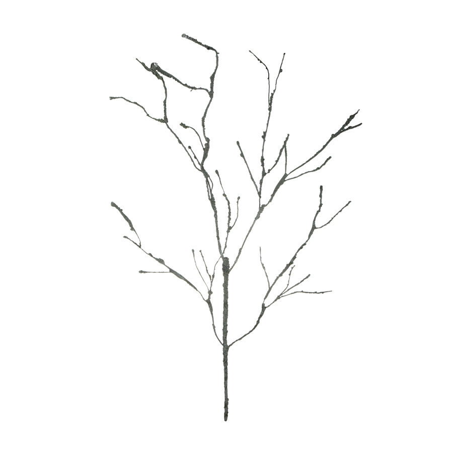 Tumma/vihreä/harmaa tekokasvi, 80 cm