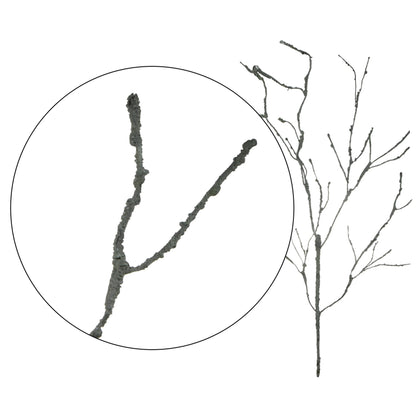 Tumma/vihreä/harmaa tekokasvi, 80 cm