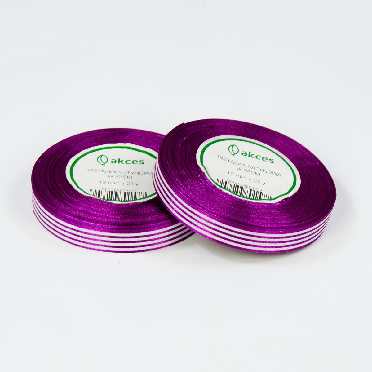 Tumma violetti koristenauha, satiini, 12 mm