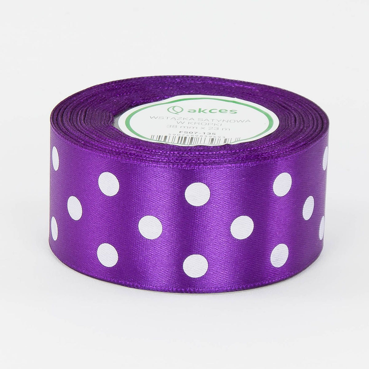 Tumma violetti koristenauha, satiini, 38 mm