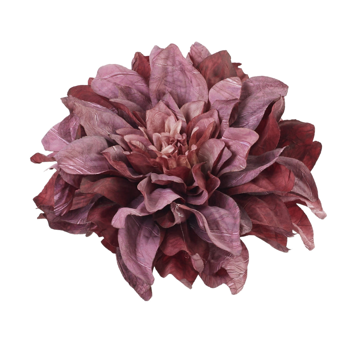 Tumma violetti tekodaalian kukkapää, 14 cm
