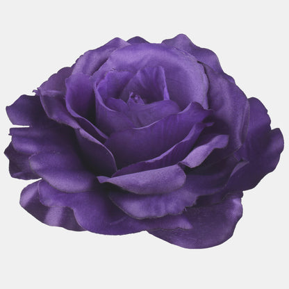 Tumma violetti tekoruusun kukkapää, 12 cm