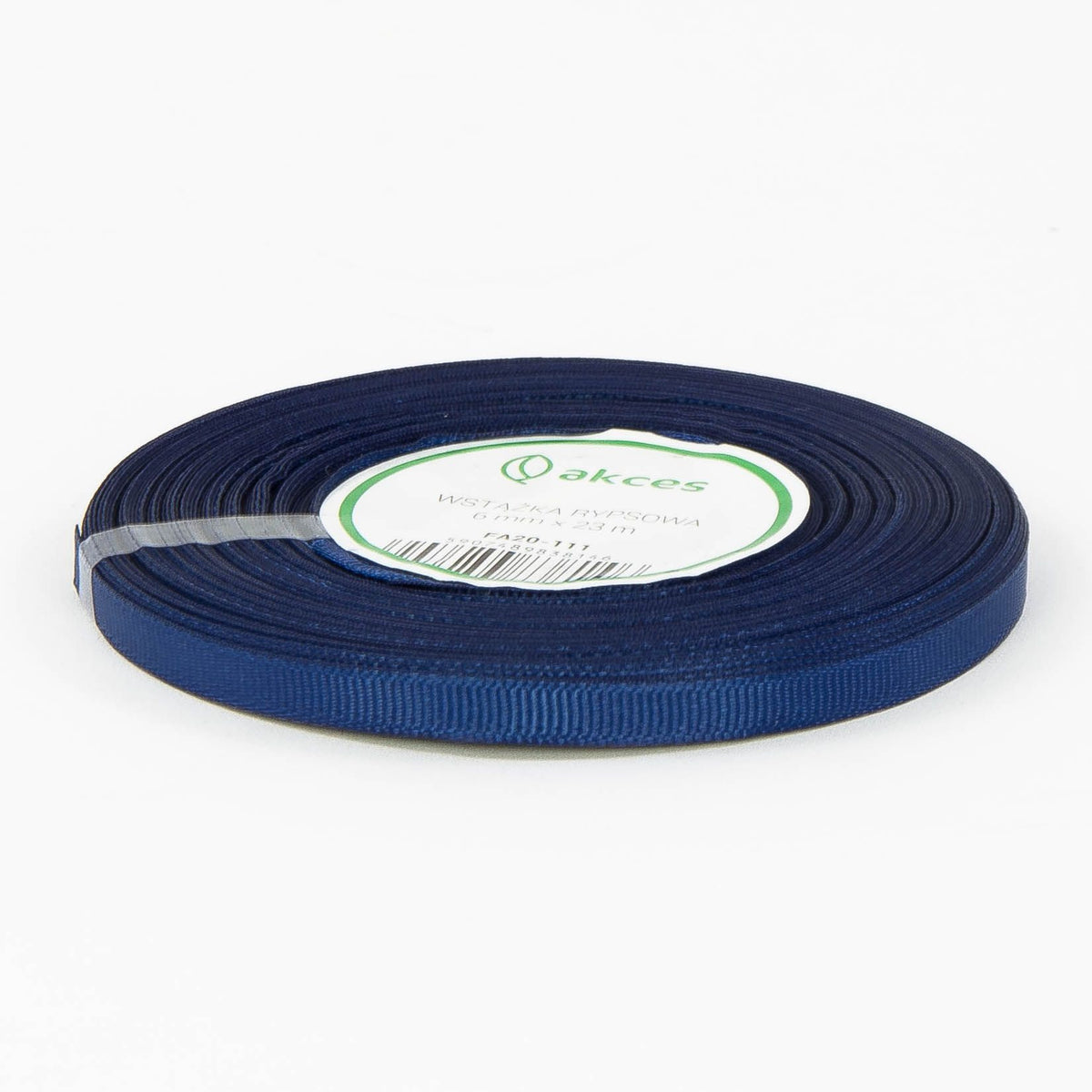 Tummansininen sininen koristenauha, 6 mm