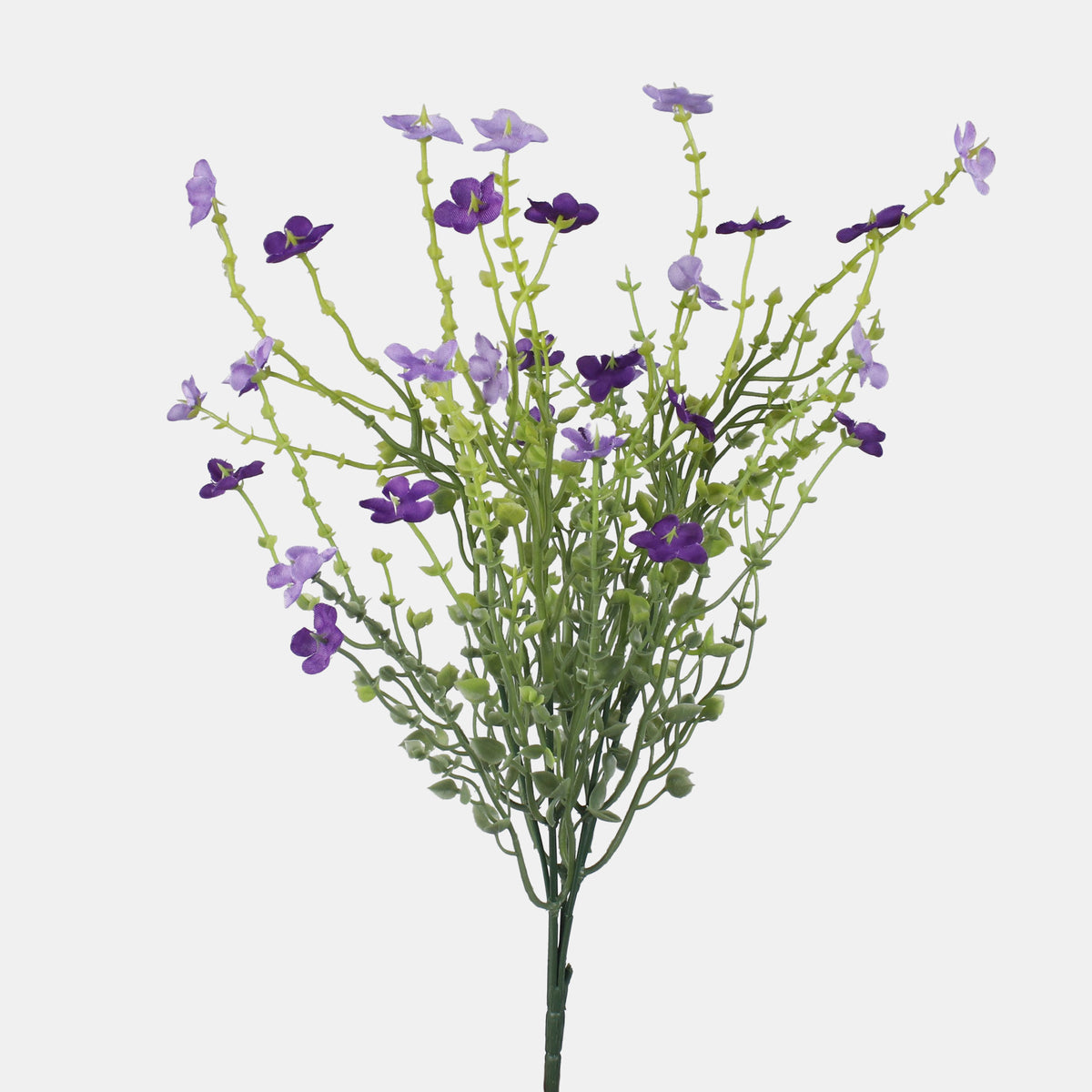 Vaalea/liila/liila lemmikki – tekokukkakimppu, 39 cm