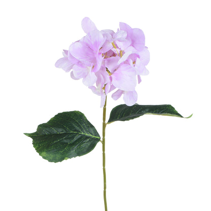 Vaalea liila tekohortensian kukkavarsi, 60 cm