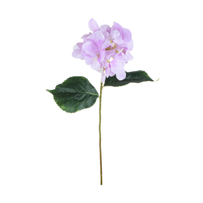 Vaalea liila tekohortensian kukkavarsi, 60 cm