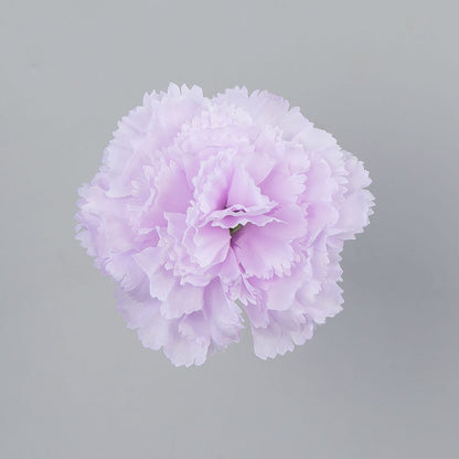 Vaalea liila tekoneilikan kukkapää, 6 cm, 12 kpl