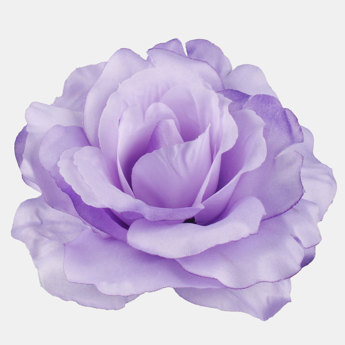 Vaalea liila tekoruusun kukkapää, 12 cm