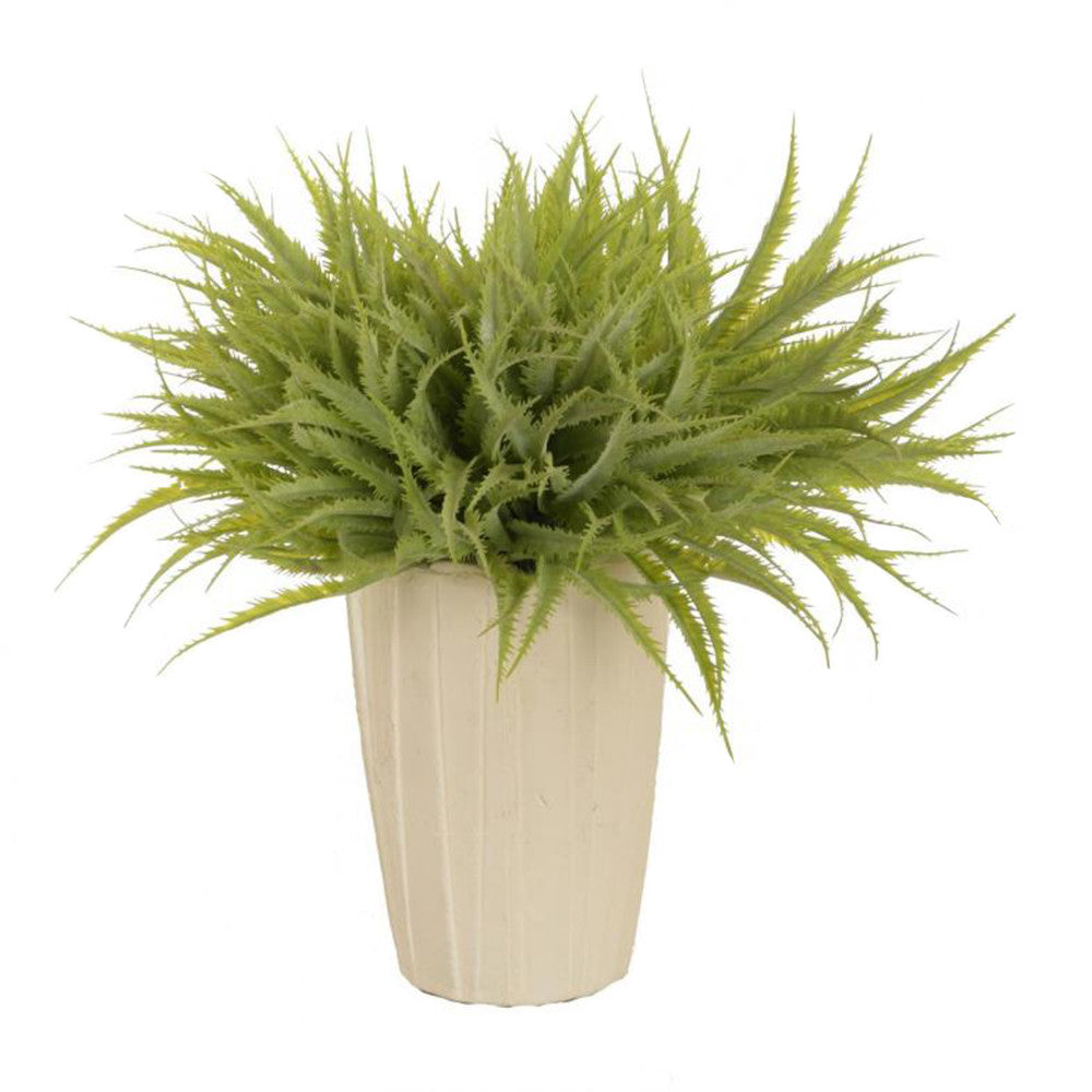 Vaalea vihreä koristeoksa, 30 cm