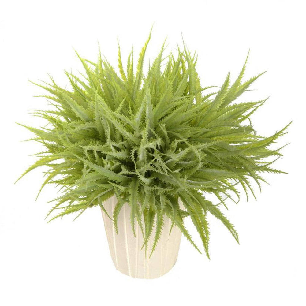 Vaalea vihreä koristeoksa, 30 cm