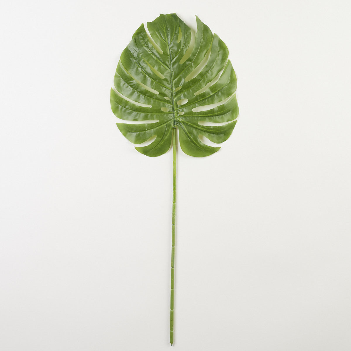 Vaalea vihreä tekolehti, silikoni, 80 cm, 12 kpl