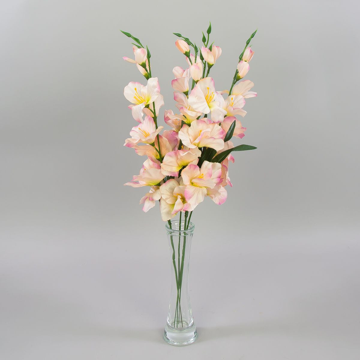 Vaaleanpunainen gladiolus – tekokukka, satiini