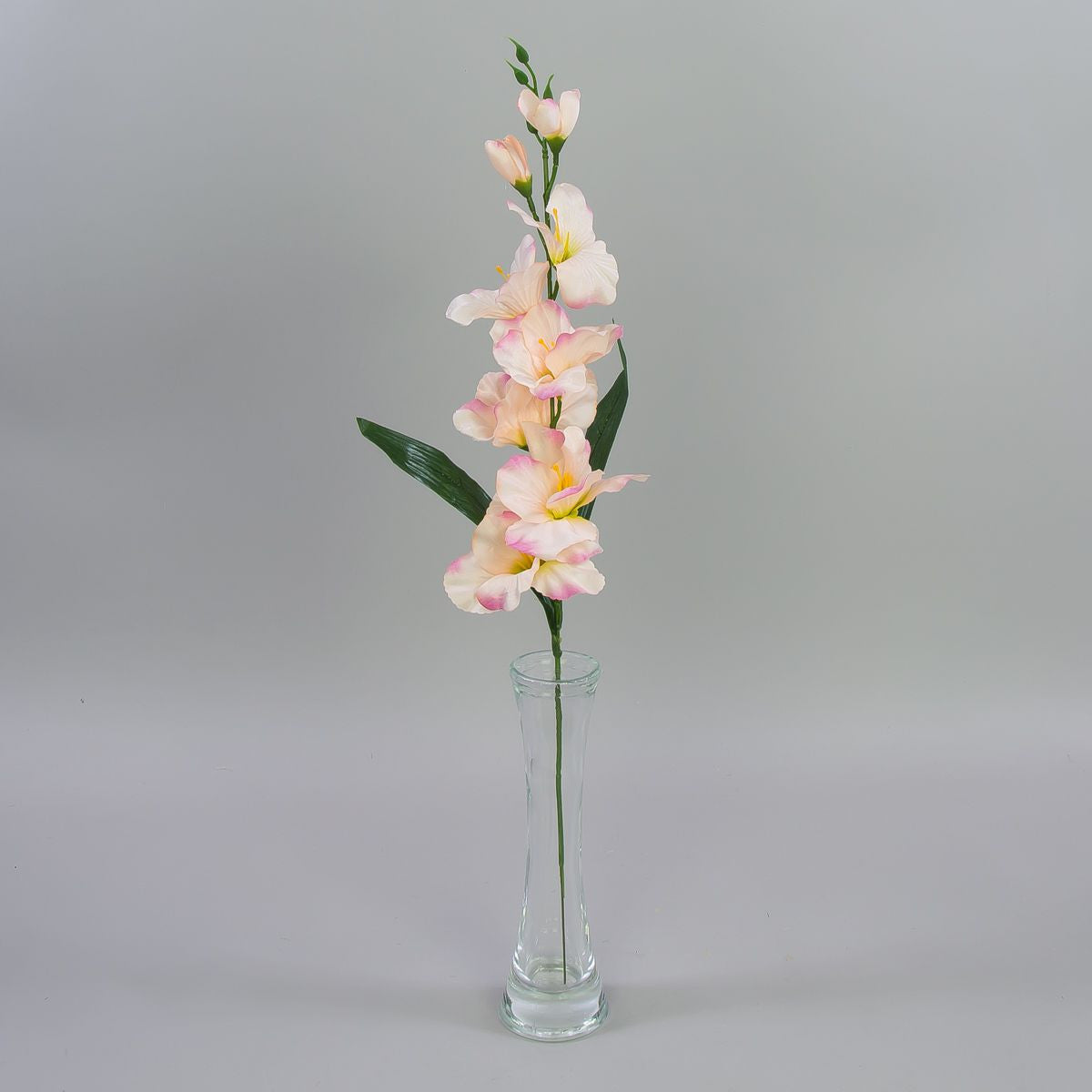 Vaaleanpunainen gladiolus – tekokukka, satiini