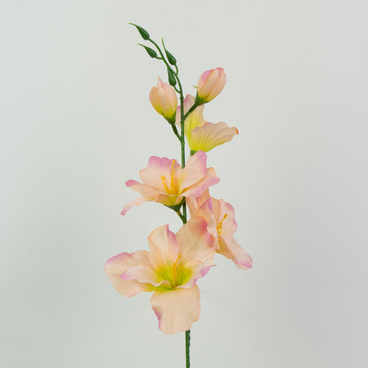 Vaaleanpunainen gladiolus – tekokukka, satiini