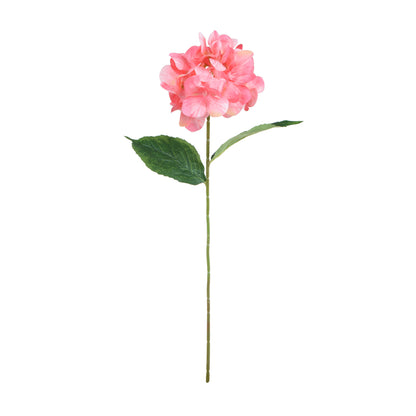 Vaaleanpunainen/koralli tekohortensian kukkavarsi, 60 cm