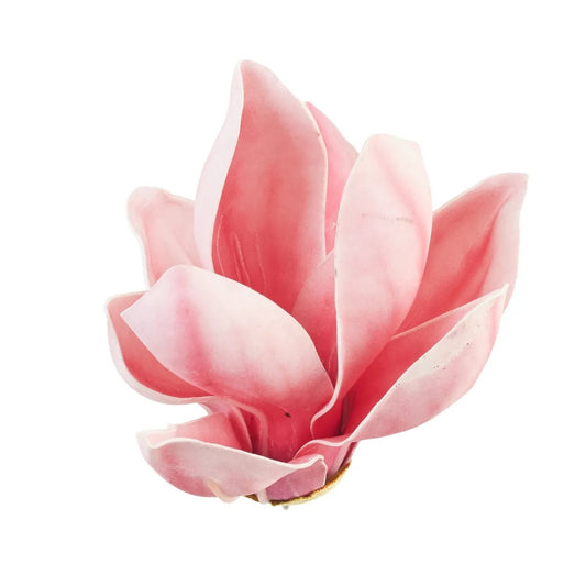Vaaleanpunainen magnolia – tekokukkapää, 14 cm