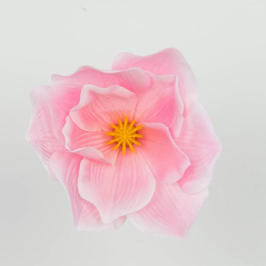 Vaaleanpunainen magnolia – tekokukkapää, 9 cm, 12 kpl