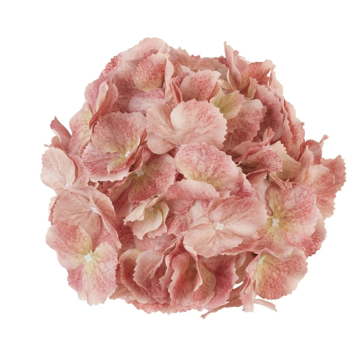 Vaaleanpunainen tekohortensian kukkapää, 19 cm