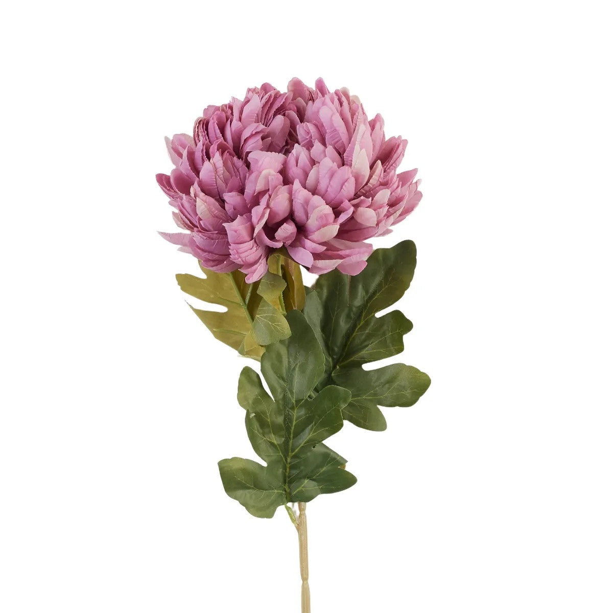 Vaaleanpunainen tekokrysanteemin kukkavarsi, 75 cm