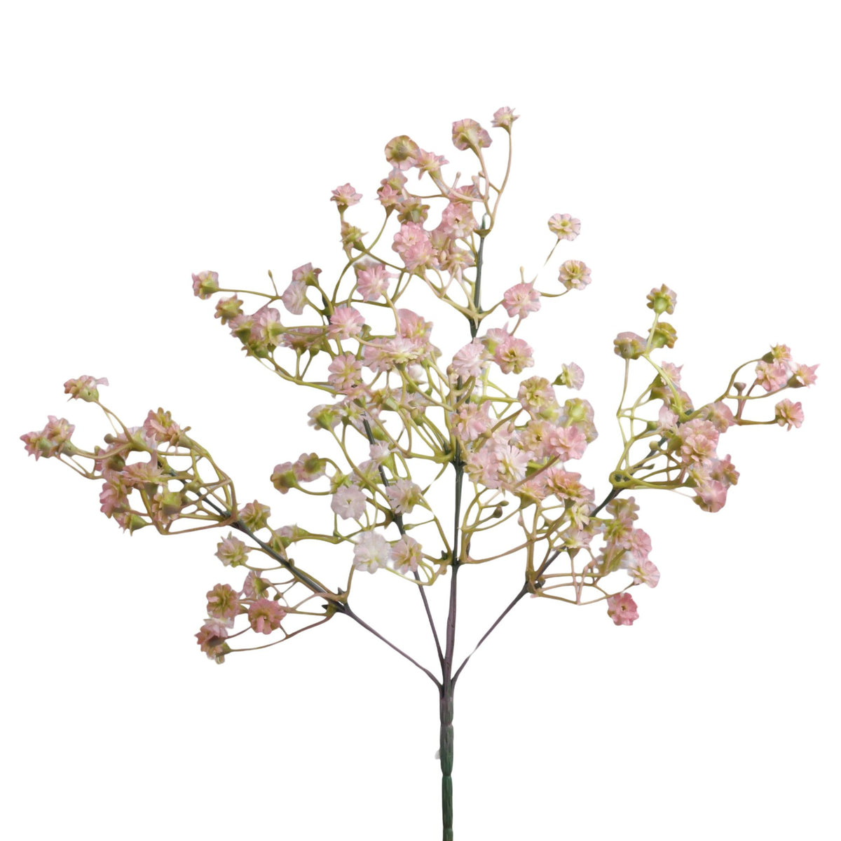 Vaaleanpunainen tekomorsiusharson kimppu, 33 cm