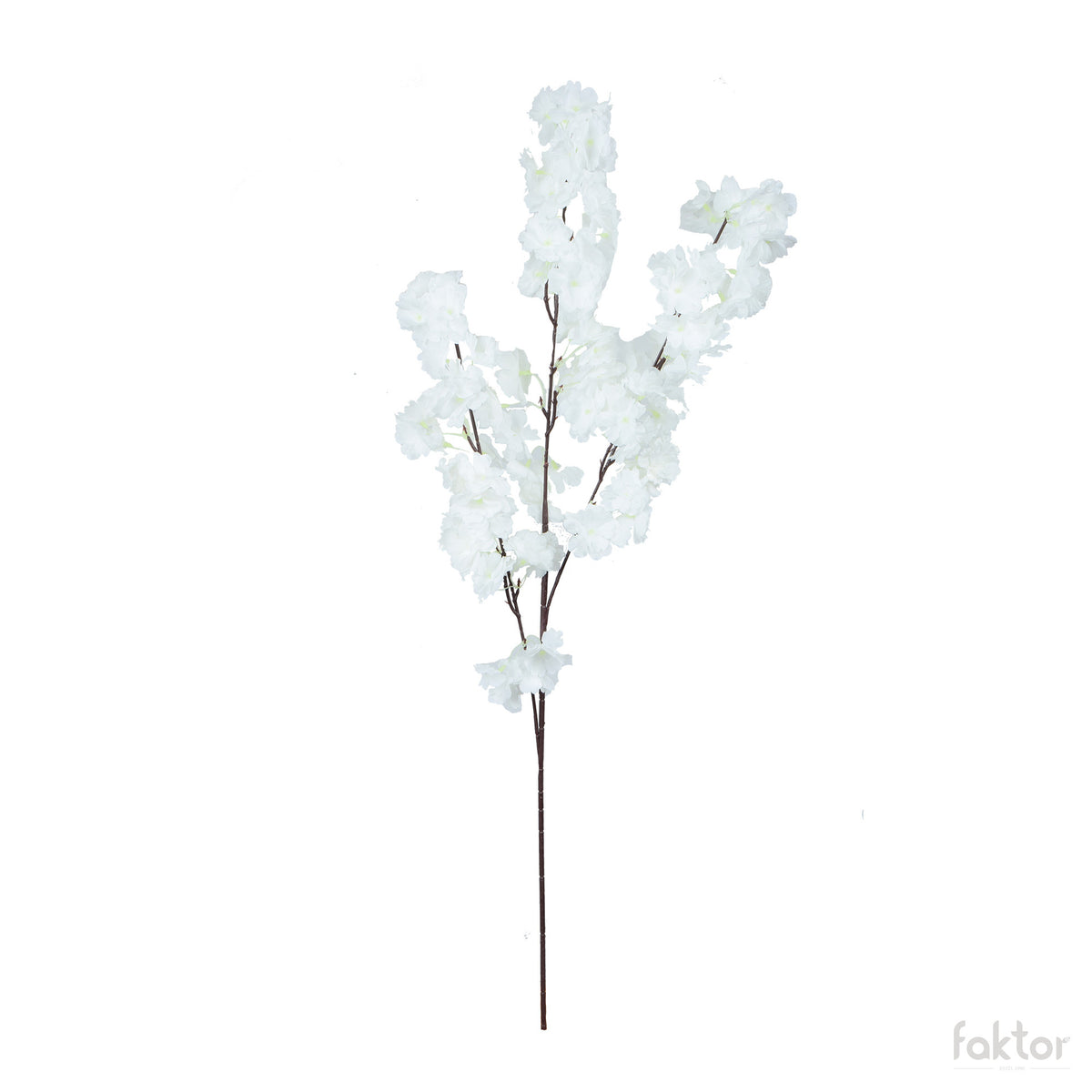 Valkoinen kirsikka – tekokukka, 96 cm