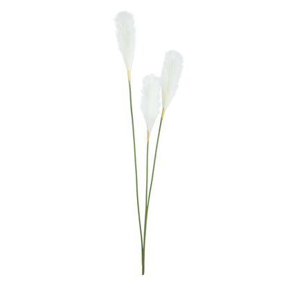 Valkoinen koristeheinä – koristeheinä, 108 cm