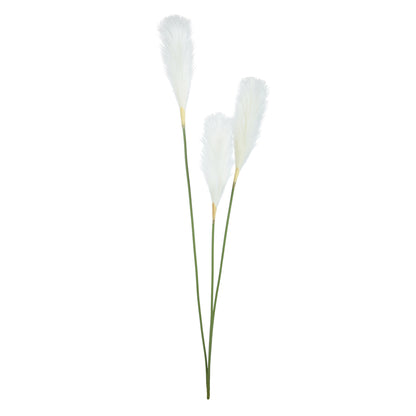 Valkoinen koristeheinä – koristeheinä, 108 cm