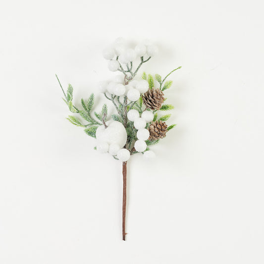 Valkoinen mänty – koristeoksa, 25 cm